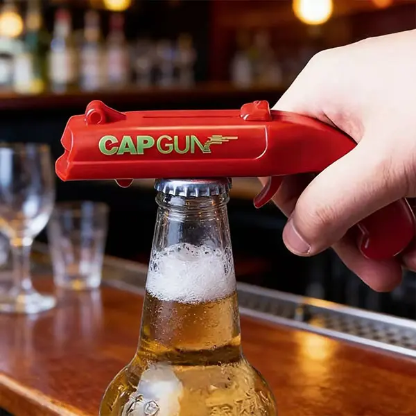 Whimsical Portable Beer Opener - 1 Count, 13x6cm Fun Shape Kitchen Utensil, Kitchenware Household Gadget for BBQs, Outdoor Events, Adds Party Energy, Bbq Parties