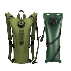 Tactical Water Hydration Pack with 3L Leakproof Water Bladder for Running, Jogging, Cycling and Hiking Backpack