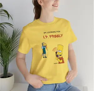 Bart SIMPSONS Prank Call COLLECTIONS shirt I Pee Freely #1