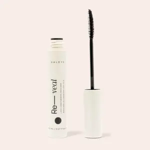 HALEYS Beauty Re—veal Lash Lengthening, Curling, Smudge Proof Korean Mascara. Lightweight Nourishing Formula
