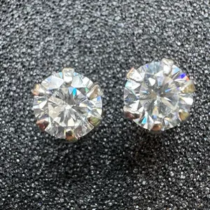 REAL DIAMOND- 5mm/1ctw lab diamond studs