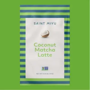 Saint Miyu Coconut Matcha Latte 12ct - Premium Japanese Matcha & Real Coconut - 4.3 oz (123 g)