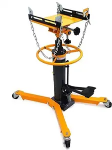 Transmission Jack 1660 lbs/ 0.75 Ton Capacity Hydraulic Telescopic Transmission Jack 34" - 70" Adjustable Height Telescoping Transmission Hydraulic with 360° Swivel Wheels Lift Hoist