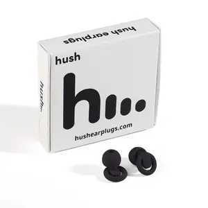 Hush Earplugs - reusable earplugs for Sleep, Work, Study, Focus, Parenting, Travel & Sound Sensitivity - Custom Fit & All-Day Comfort