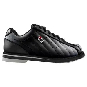 3G Kicks Unisex Black Bowling Shoes- Wide Width