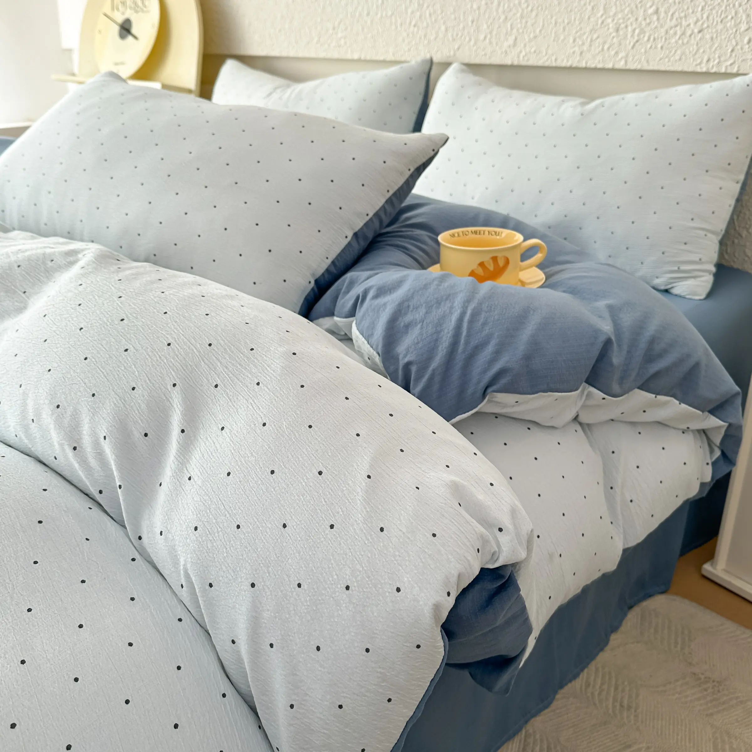 4pcs Floral Print Bedding Set, Soft and Breathable, Includes Sheet + Duvet Cover + Pillowcases, Home Use