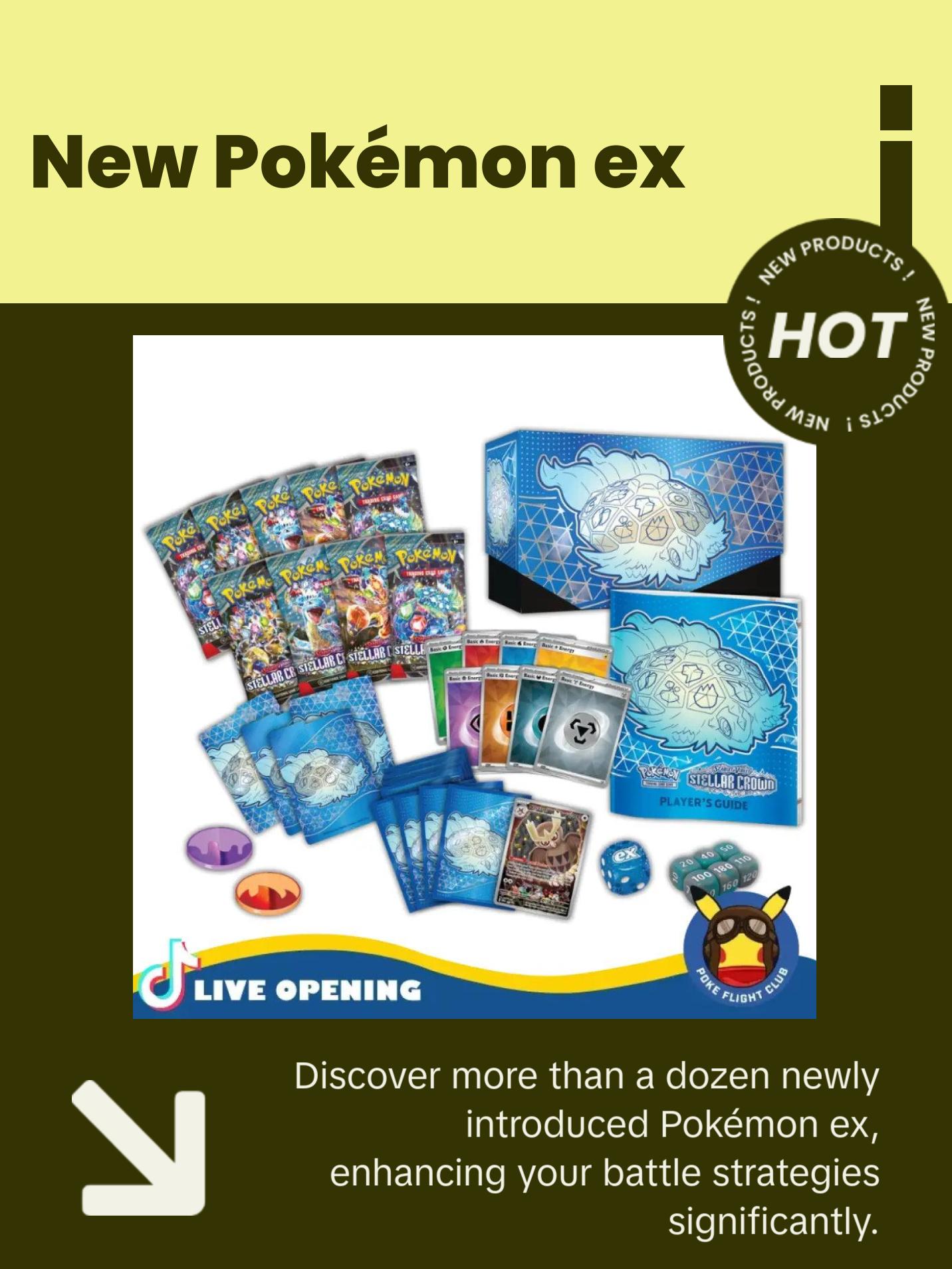 Pokemon English SV07 Stellar Crown Booster CARDS LIVE OPENING