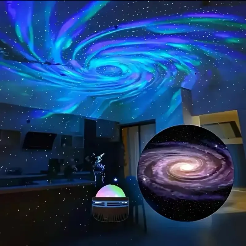 Home Guru Sky Projector, Bedroom Galaxy Projector, LED Night Light Aurora Projector with Timer and Remote Control, Room Decoration, Kids, Adults, Christmas, Birthday Gift