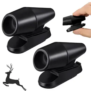 MOVATEK 2PC Deer Warning Whistles Device for Car, Save Deer Whistle Deer Horns with Upgraded Acrylic  Mini Size Car Deer Warning Whistle, Anti-collision Car Warning Animal Repellent, Universal Car Exterior Accessories for Car, SUV, Truck, Motorcycle