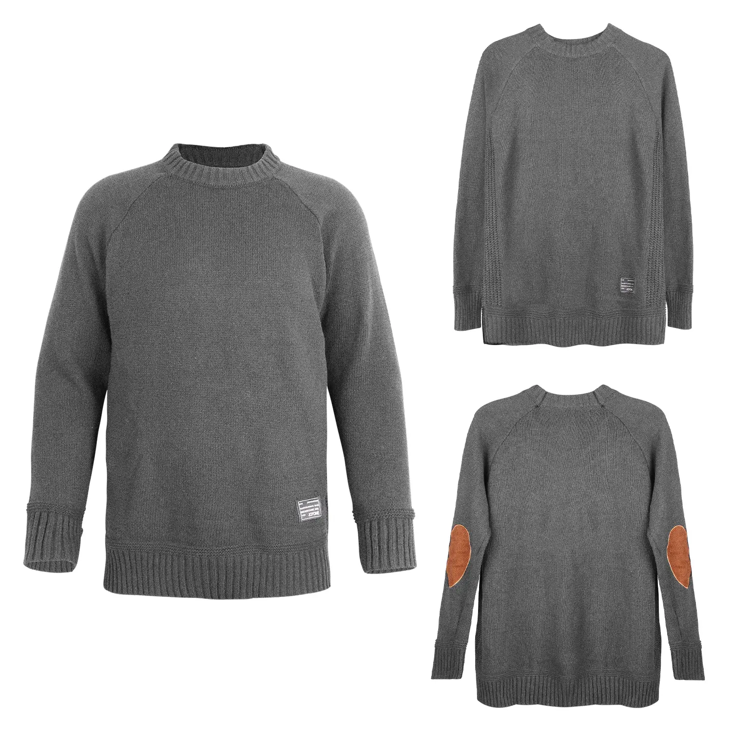 Men Pullover Sweater GRAY