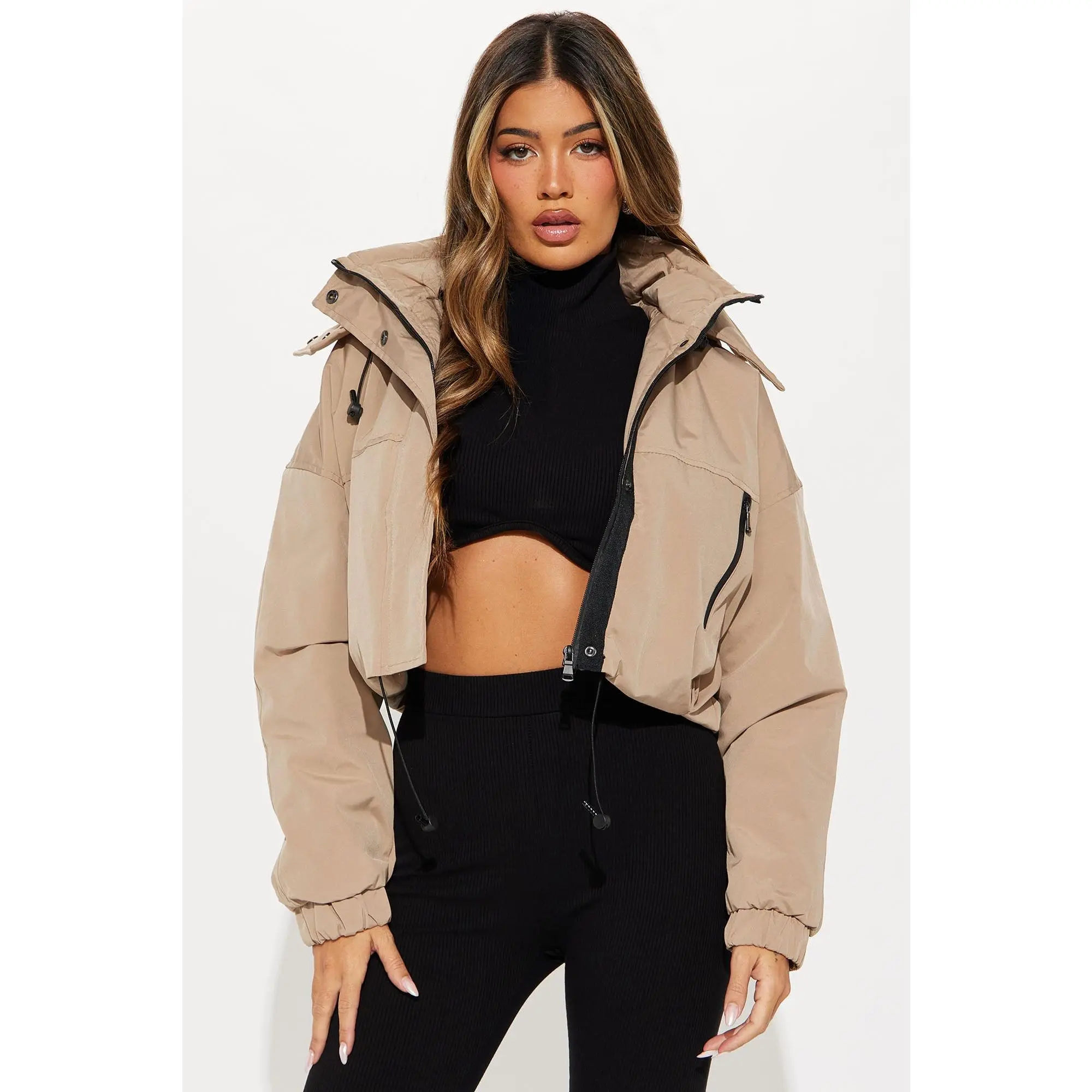 Kita Windbreaker Jacket - Khaki Kita Windbreaker Jacket - Khaki