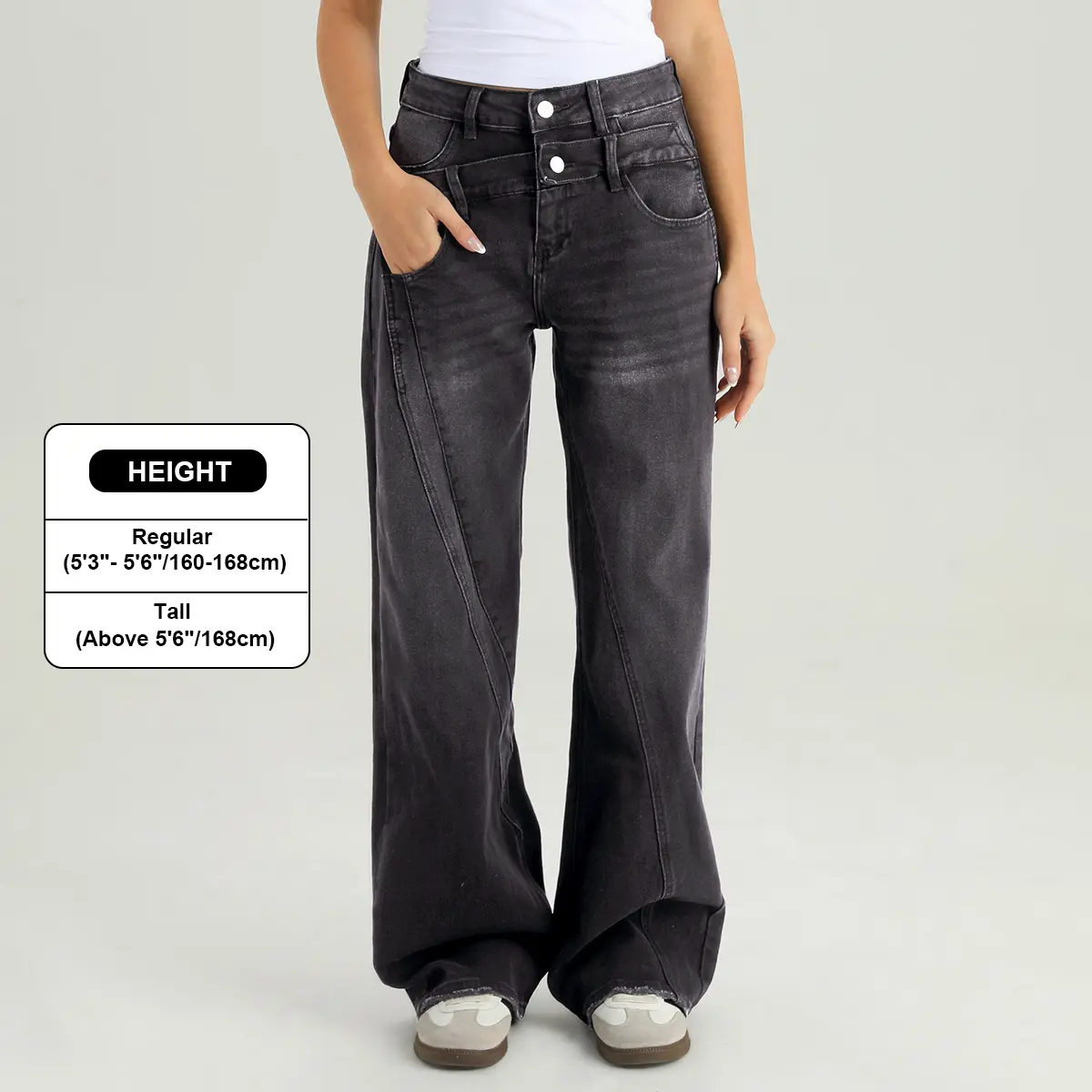 Charcoal - Regular (5'3"- 5'6"/160-168cm)