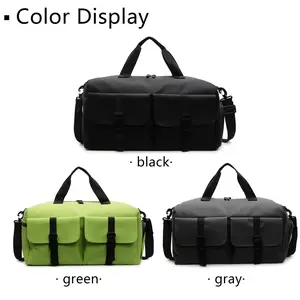 Exclusive waterproof portable dual-use all-season bag, large-capacity multifunctional integrated backpack, includes shoe separation compartment, easy to carry, suitable for leisure travel, sports, and gym use