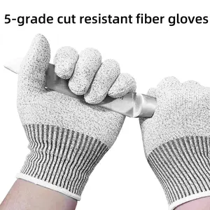 Grade 5 anti-cutting and anti-puncture gloves, knife-cut meat, glass factory wear-resistant labor protection glass, slaughterhouse, carpentry