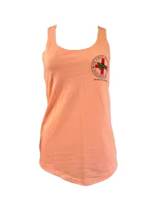 Women's Racerback Tank Top: Peach