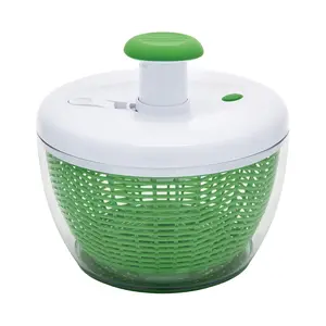 [New Deal]   Easy to Use Pro Pump Spinner with Bowl, Colander and Built-in Draining System for Fresh, Crisp, Clean Salad and Produce - 6.6 Quart,  Salad Spinner