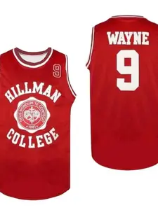 Men's Hillman College #9 Basketball Jersey Vest, Stylish Jersey, National Training Competition, World Cup, Football, Team Uniform, Fan Gear, Sports Gift, Sports Top