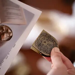 Lilysan Journal Clip Long Tail Vintage Clip Cute Kitty and Rabbit Design For Notebook Clamps Ticket Holders Journal Supplies scrapbooking relief home office school Adds A Touch Of Charm Ideal For Students Organizing Charming