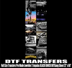 Halftone Lowrider 2 Ganghseet | DTF Heat Transfer Halftone Lowrider 2 Ganghseet | DTF Heat Transfer
