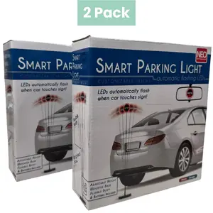 Smart Flashing LED Stop Sign Garage Parking Assistant (2 Pack)