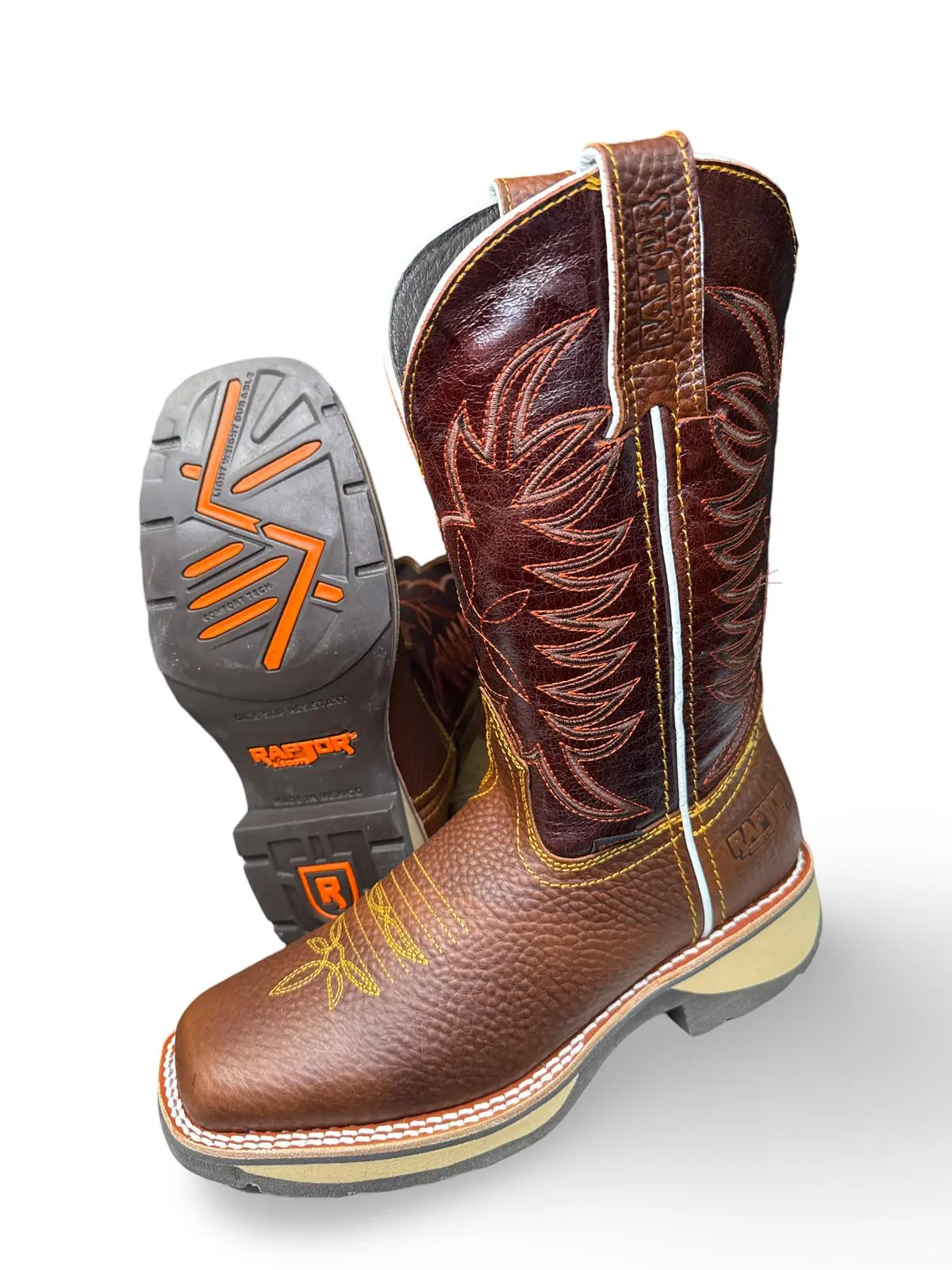 Bota De Trabajo Lava Miel Para Caballero Cowboy Boot Footwear