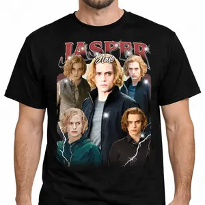 Jasper Hale Twilight T-Shirt, Vampire Y2K Aesthetic Graphic Tee, Cullen Family Fan Shirt, Gothic Movie Inspired Gift