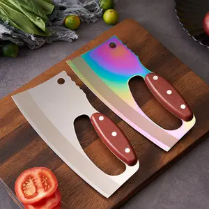 The Ninja Knife- Wooden Grain Handle Professional Kitchen Knife Blade Knives