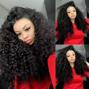[New In] BGMgirl Burmese Curly 9x6 T-part Lace Glueless Spiral Ends Wear Go Draw-strings Wig 180% Density Fluffy Look Pre-Bleached Tiny Knots Pre-Plucked Natural Hairline Human Hair Wig Beginner Friendly TikTokShopBlackFriday