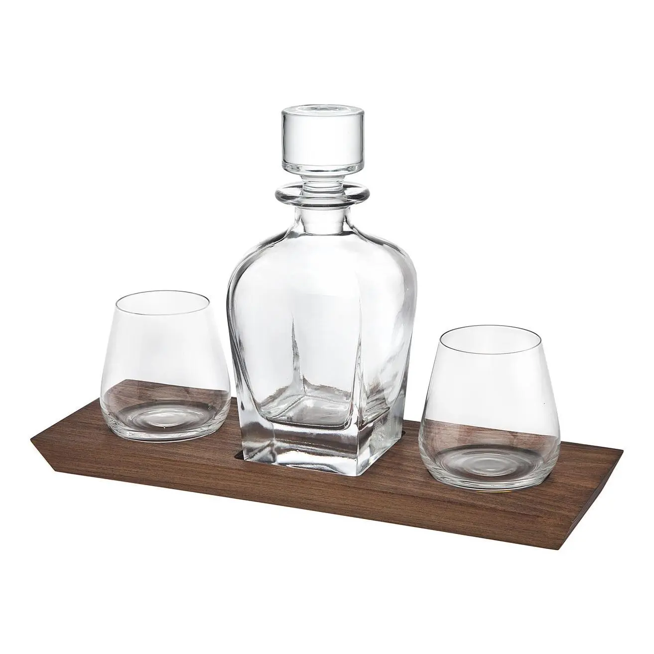 Godinger Hudson 4-Piece Whiskey Decanter Set