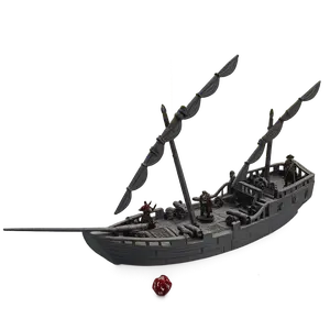 The Dune Serpent - Dunemar Baghlah Ship – 28mm Fantasy Pirate Vessel