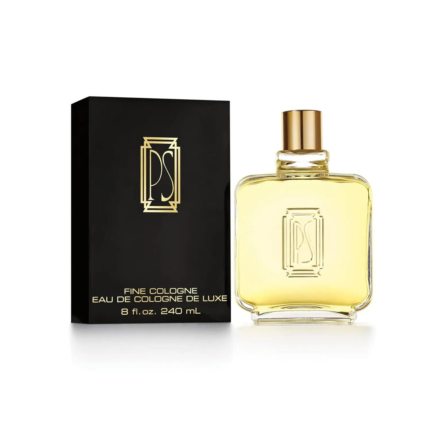 Paul Sebastian Men's Cologne Fragrance Eau De Cologne De Luxe 8 Fl Oz Classic Masculine Scent with Lavender Ylang Ylang and Patchouli Notes for Day or Night