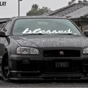 Blessed Windshield Decal Car Sticker Banner JDM Vinyl Graphics Stance