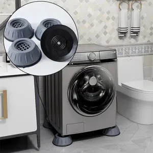 4/8/12-piece set of anti-vibration foot pads, silent rubber foot pads for washing machines, universal base for dryers, anti-slip fixing pads accessories