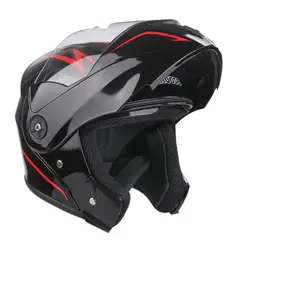 Dual Visor Flip Up Modular Motorcycle Helmet All Season Riding Comfort ABS Protection For Electric Bikes