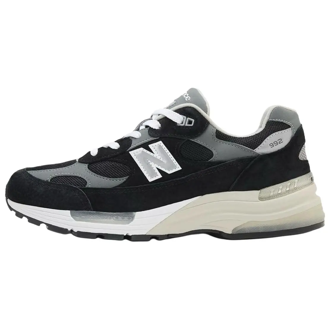 New Balance 992 Made In Usa Black' 2025 Versatile Cushioned Durable Low Top Casual Running Shoes Unisex U992BK