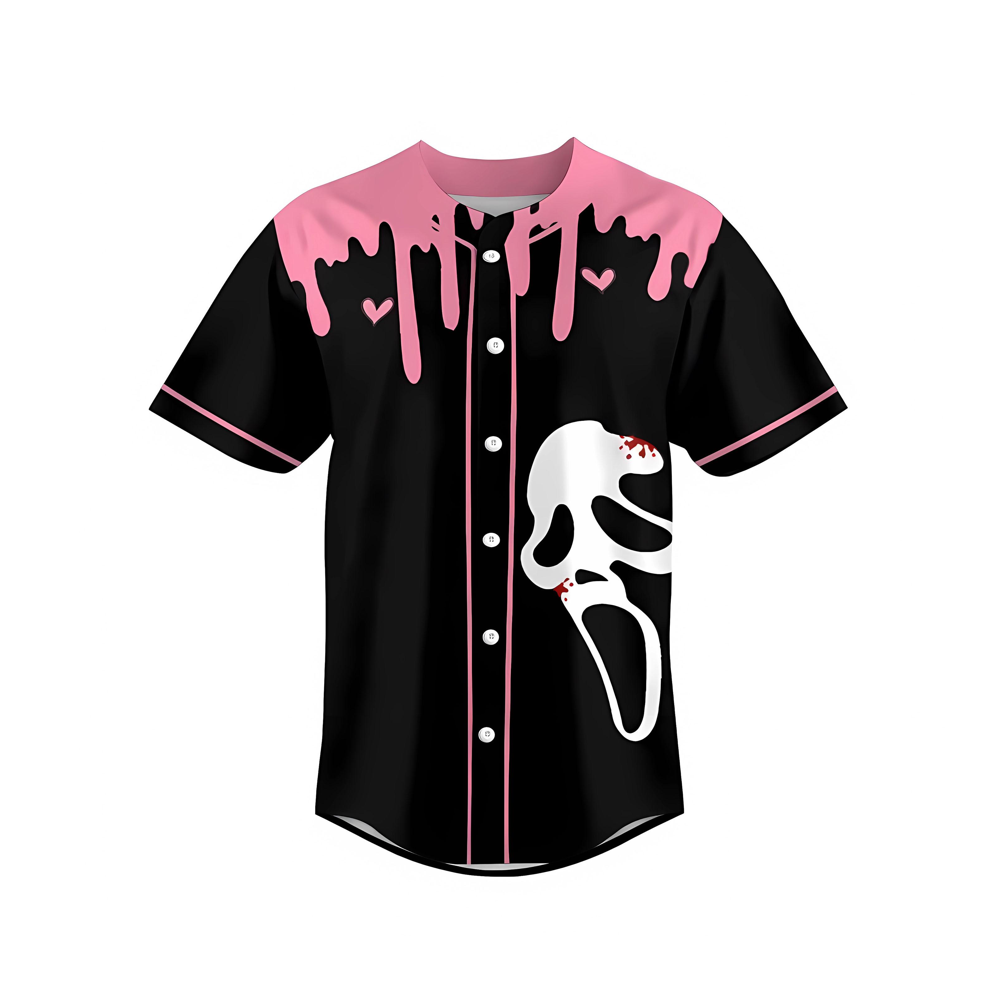 Ghostface Scream baseball jersey, No YouHang Up horror movie shirt, quirky unisex outfit, soft touch, fashionable item