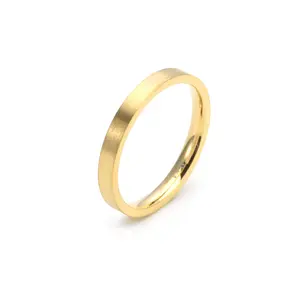 RG101G B.Tiff Gold Stacking Ring [Thin Band]