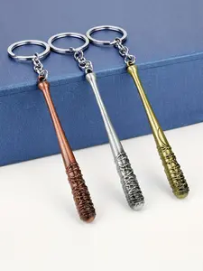 1/20pcs Fashion Different Colors Baseball Bat Keychain For Backpack For Men