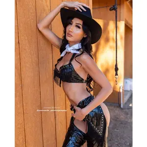 Midnight Gunslinger Cowgirl Costume
