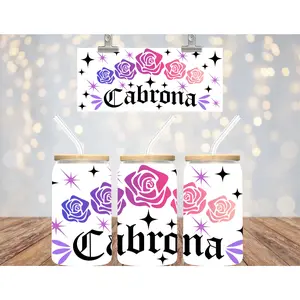 UV DTF  16 oz Cup Wrap Cabrona 510