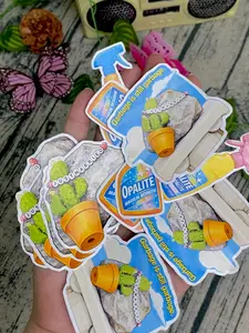 Garbage Is Still Garbage Sticker, Pop Star Spray Bottle Sticker