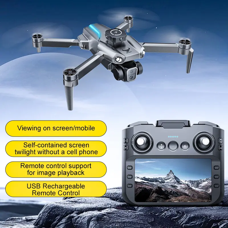 UAV with screen remote control, high-definition aerial photography, GPS ...