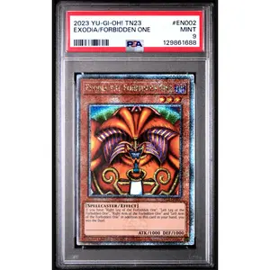 2023 YU-GI-OH! TN23-25TH ANNIVERSARY TIN: DUELING HEROES EN002 EXODIA THE FORBIDDEN ONE PSA 9