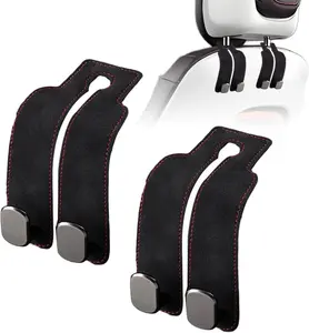 2-Pack Car Purse Hooks: Keep Your Car Tidy & Organized – Universal Heavy Duty Headrest Hooks for Handbags, Groceries, and Purses