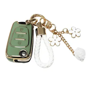 for Kia for Hyundai Car Key Protection Case with Keychain, Car Key Protector, Soft Durable Tpu Material, 360 Degree Protection, Fits Kia 2009-2013 Soul, 2010-2013 Sportage, 2006-2011 Rondo, 2011-2013 Rio