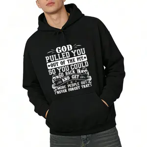 Stay Sober Theme Men's Hoodie – Graphic Print Casual Long Sleeve Top for Daily & Outdoor Use
