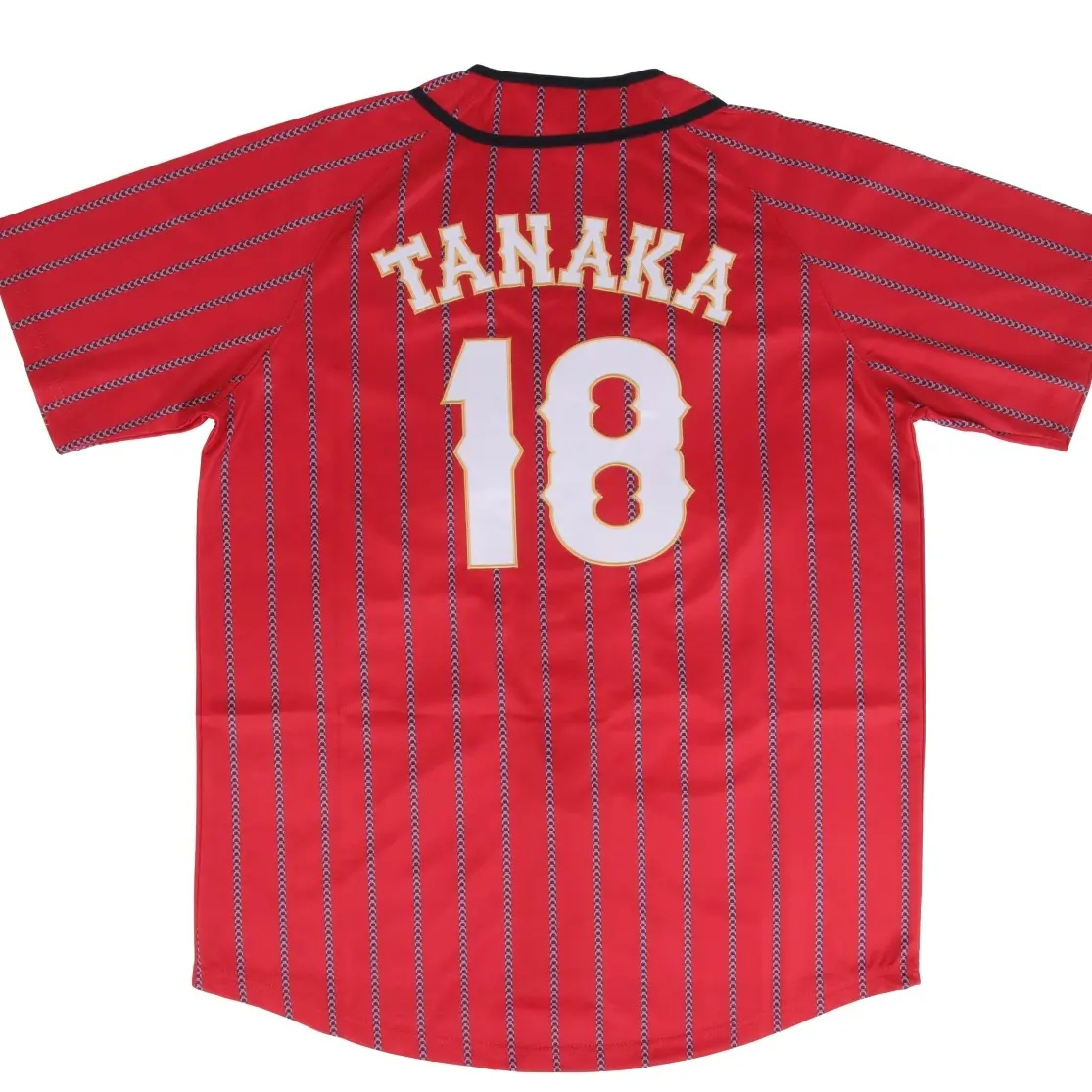 Shohei Ohtani 16 Japan Samurai Black Pinstriped Baseball Stitch