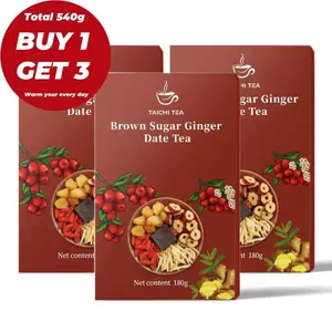 Brown Sugar Ginger Tea,Warm & Comforting Herbal Tea,Hormone Balance Tea (PCOS, Pregnancy,Fibroids, PMS, Menstrual Cycle, Mood)Beverage 1Box 12Bags Dried Sweet loaded tea