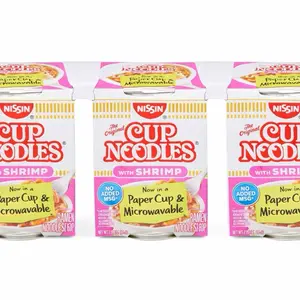 Cup noodles 3 pack snack shrimp flavor