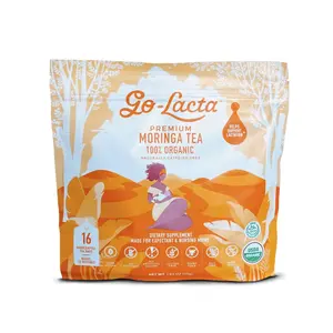Go-Lacta Moringa Tea 100% Organic - Natural Herbal Tea for Culinary Use - Made for Extensive & Nutritional Benefits - Beverage